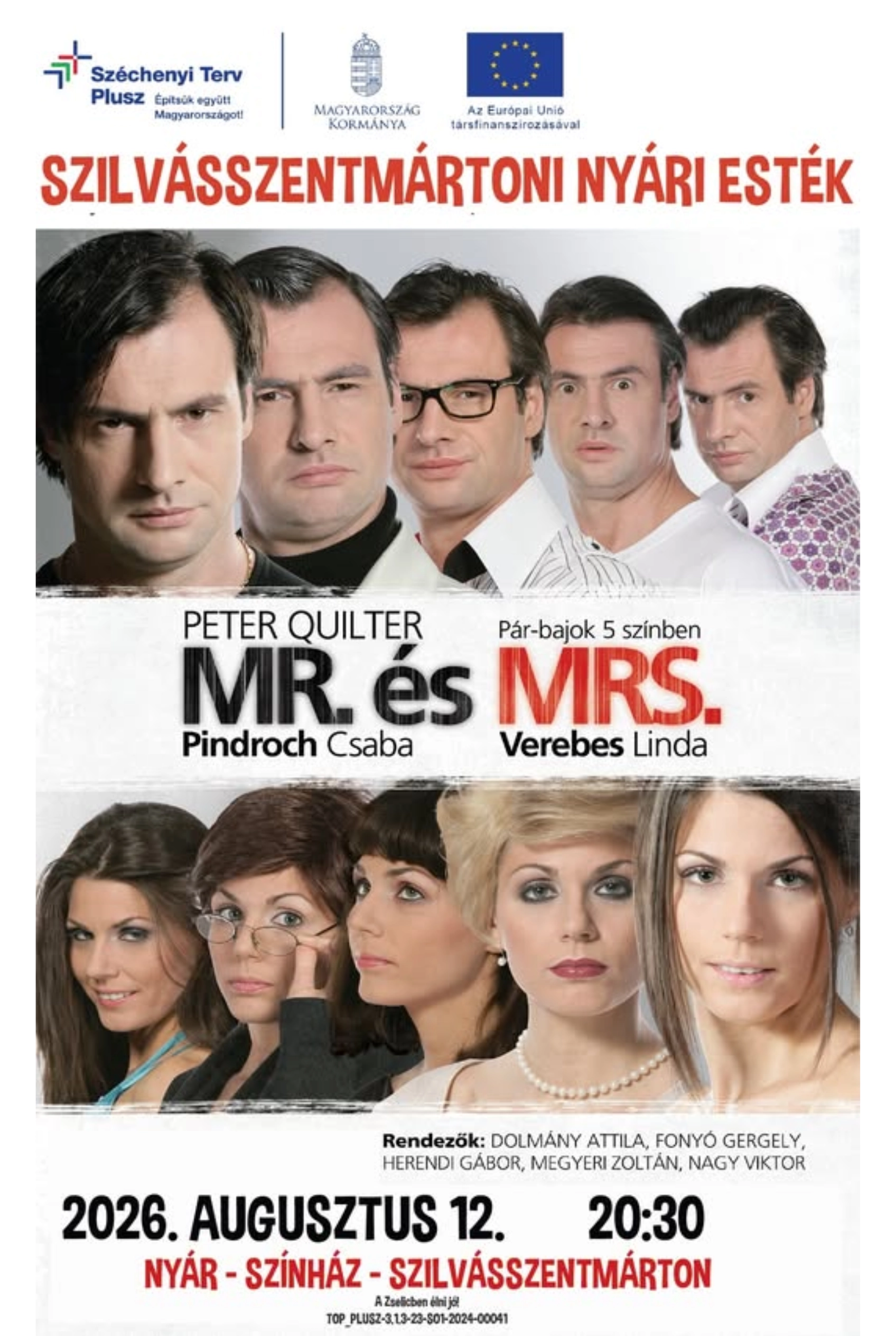 Mr. és Mrs. – Pár-bajok 5 színben | Szilvásszentmártoni Nyári Esték esemény poszter
