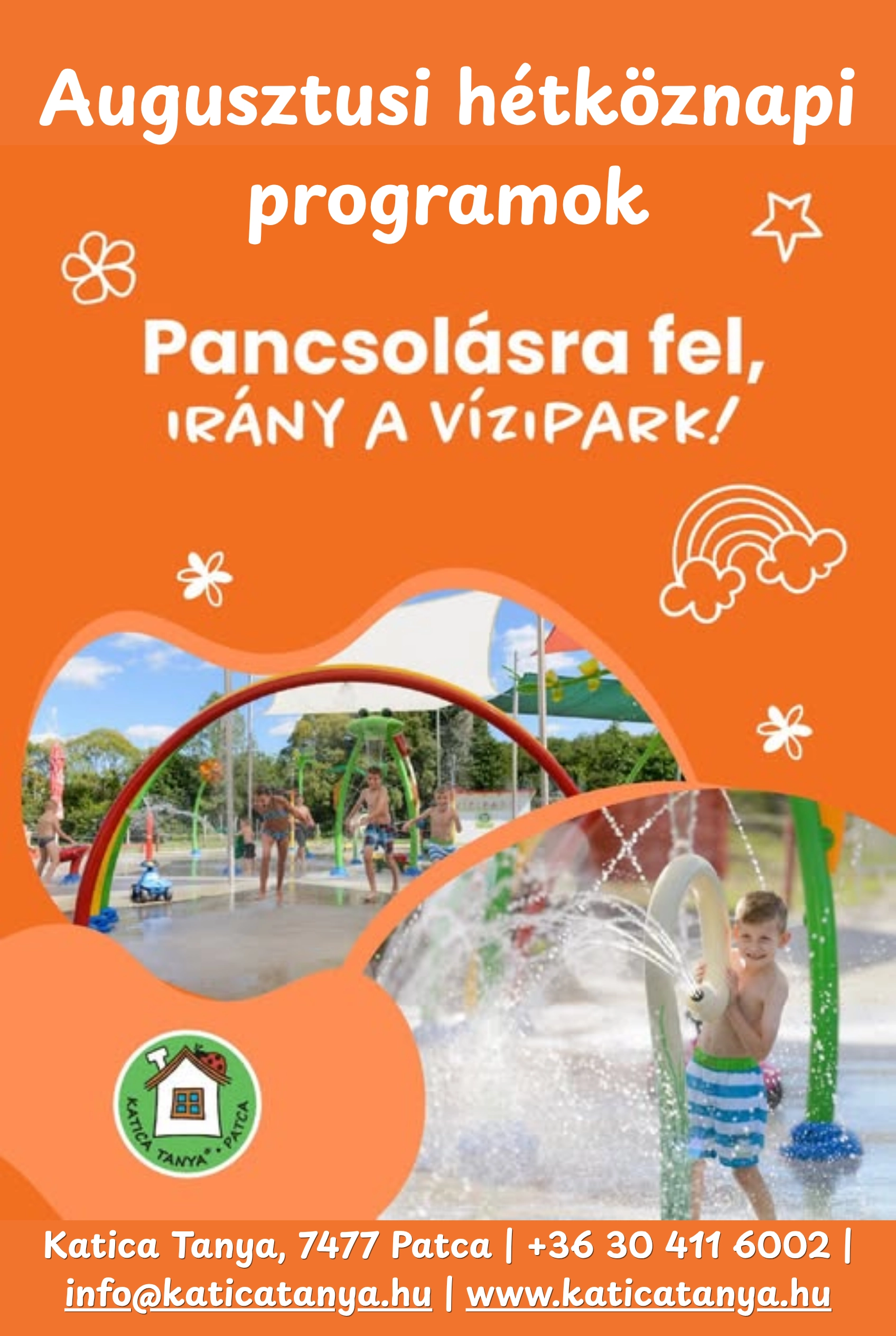 Katica Tanya – Augusztusi hétköznapi programok esemény poszter