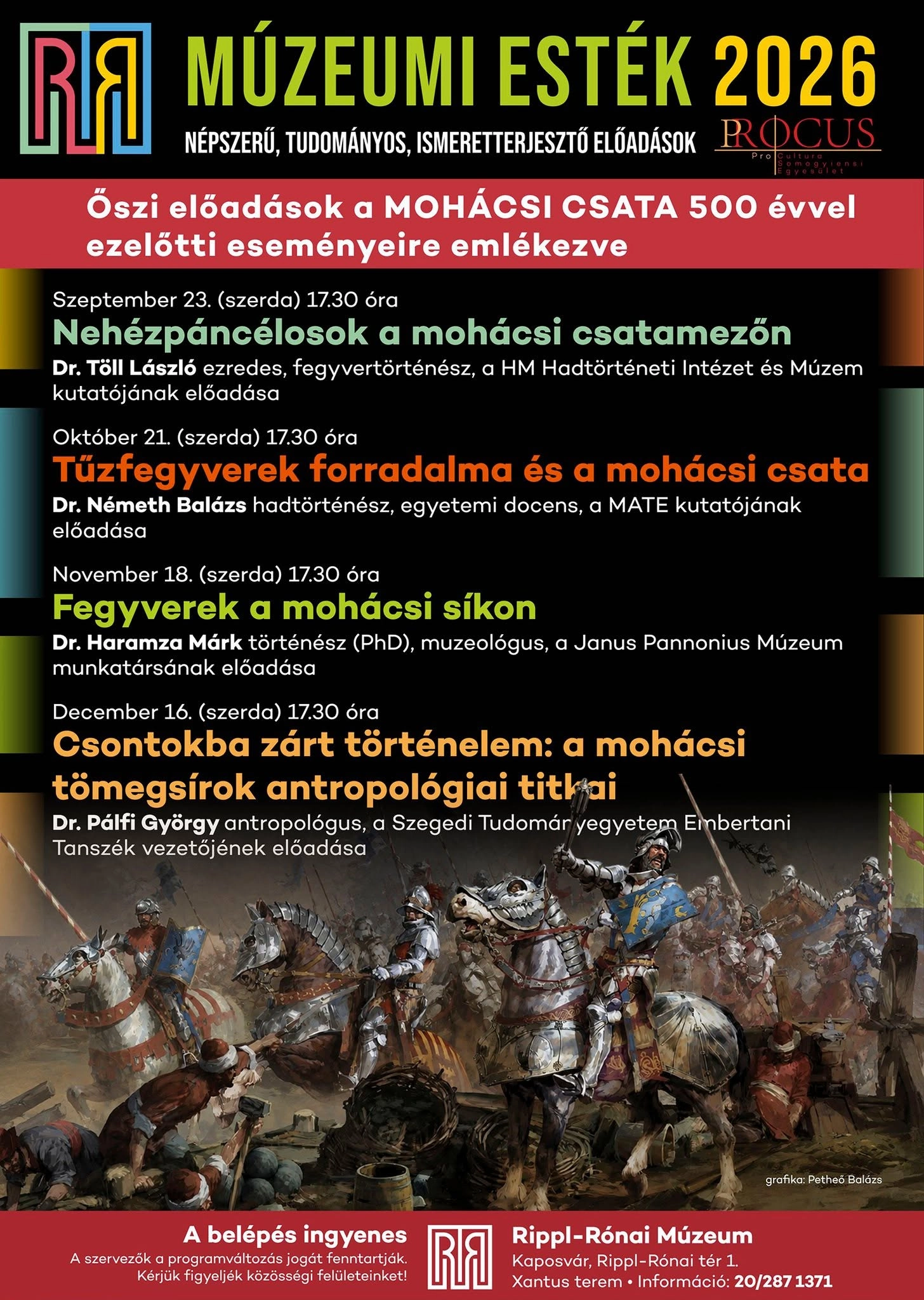 Múzeumi Esték 2026 – Nehézpáncélosok a mohácsi csatamezőn esemény poszter