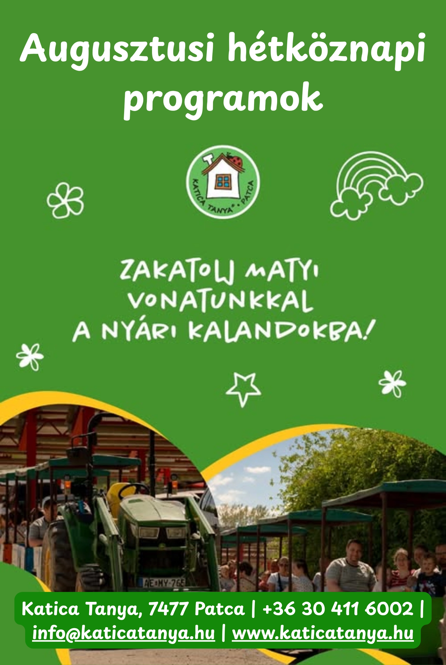 Katica Tanya – Augusztusi hétköznapi programok esemény poszter