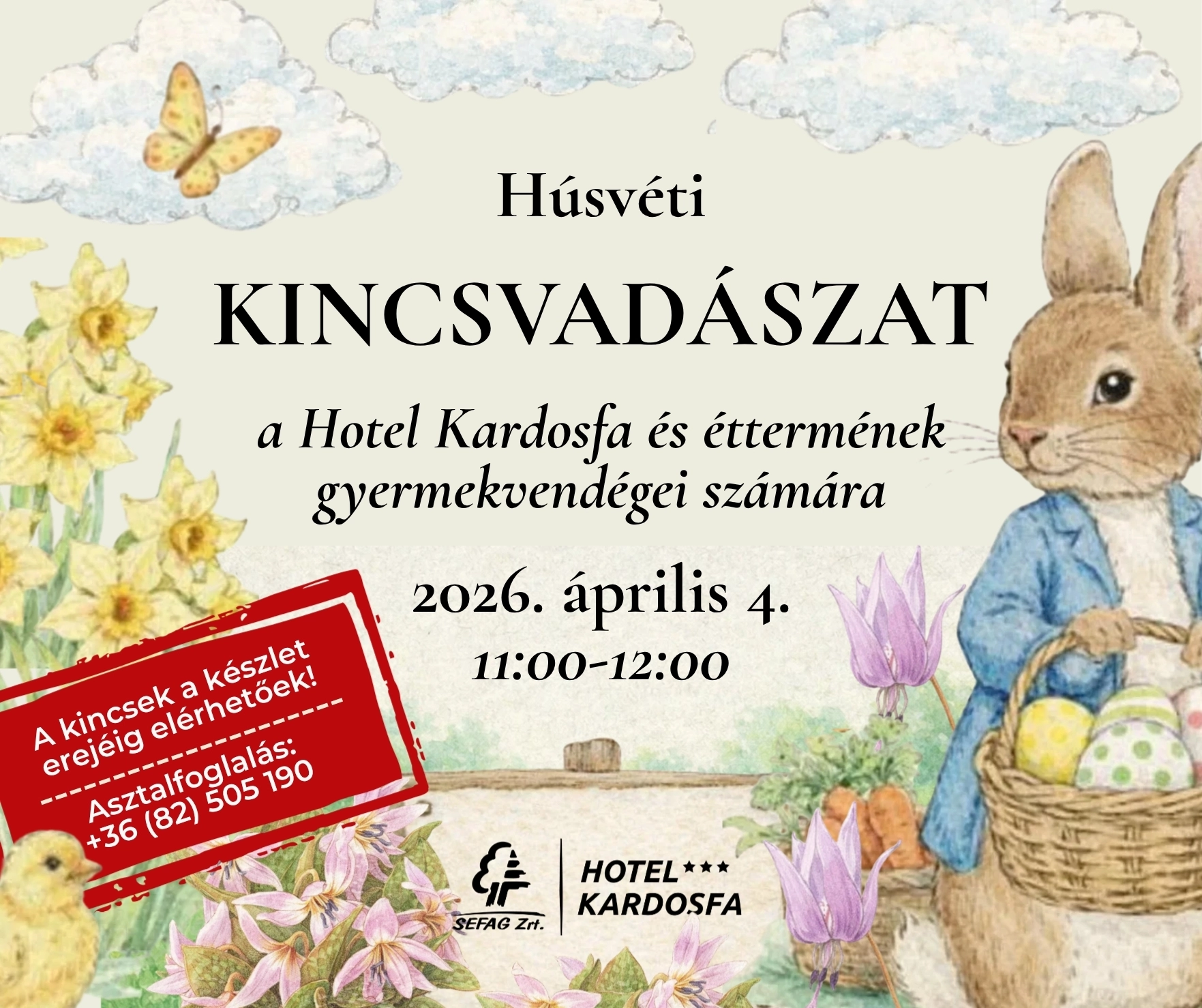 Húsvéti Kincsvadászat Gyerekeknek esemény poszter
