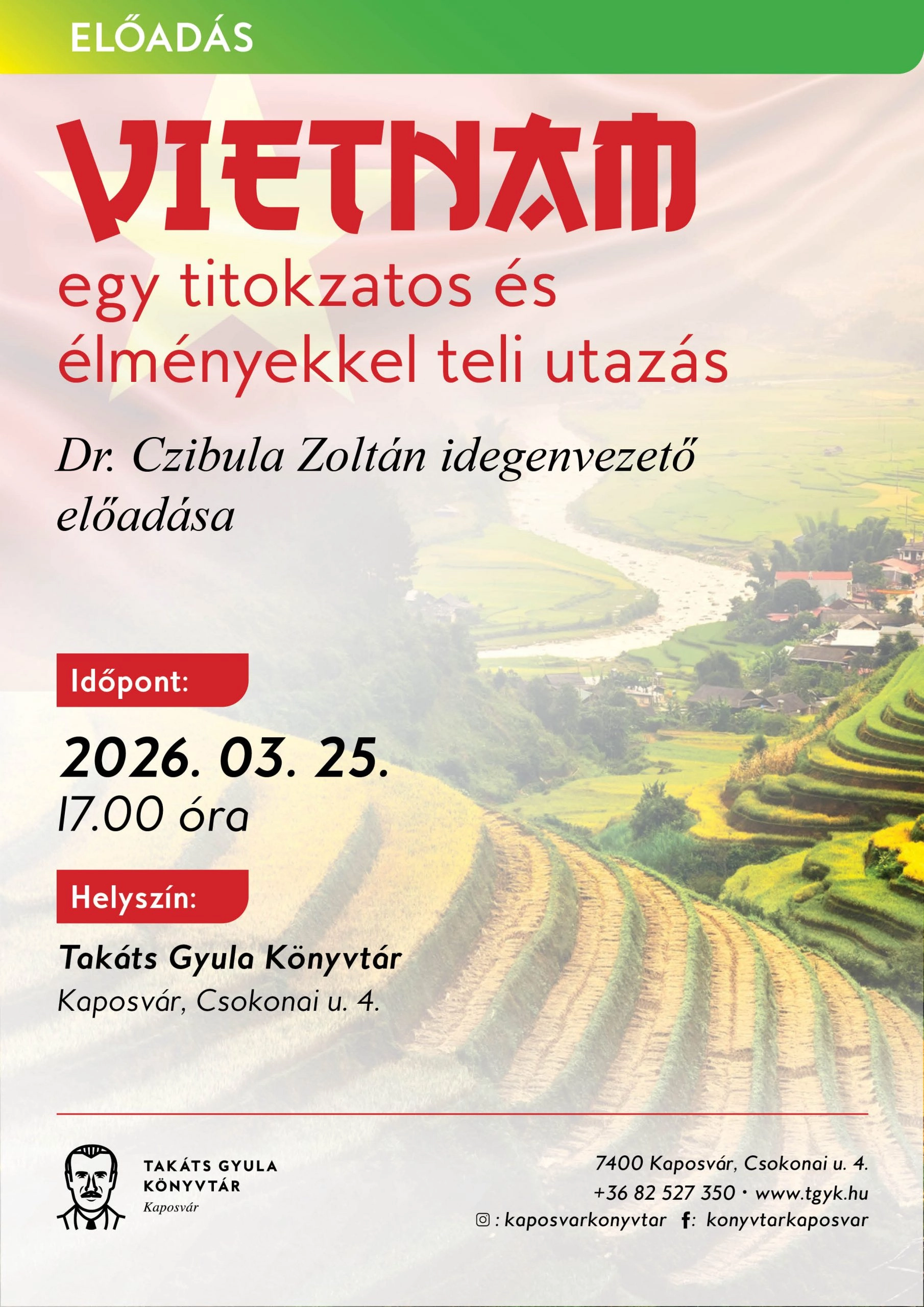 Vietnam - egy titokzatos és élményekkel teli utazás esemény poszter