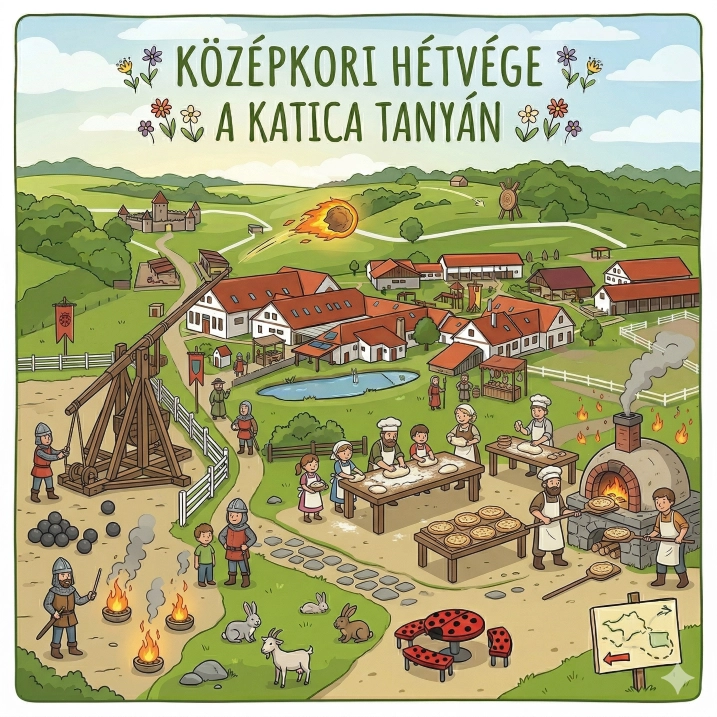 Középkori hétvége a Katica Tanyán esemény poszter