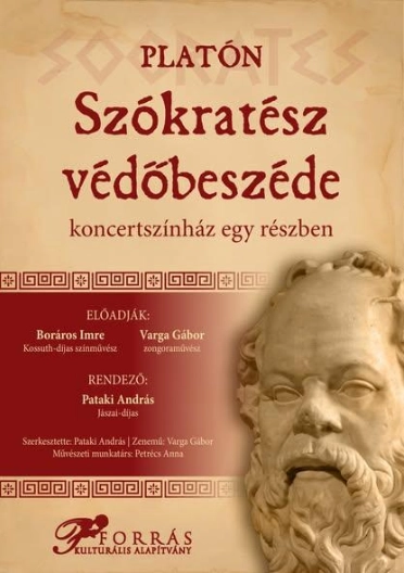 Szókratész védőbeszéde – koncertszínház a Szivárvány Kultúrpalotában esemény poszter