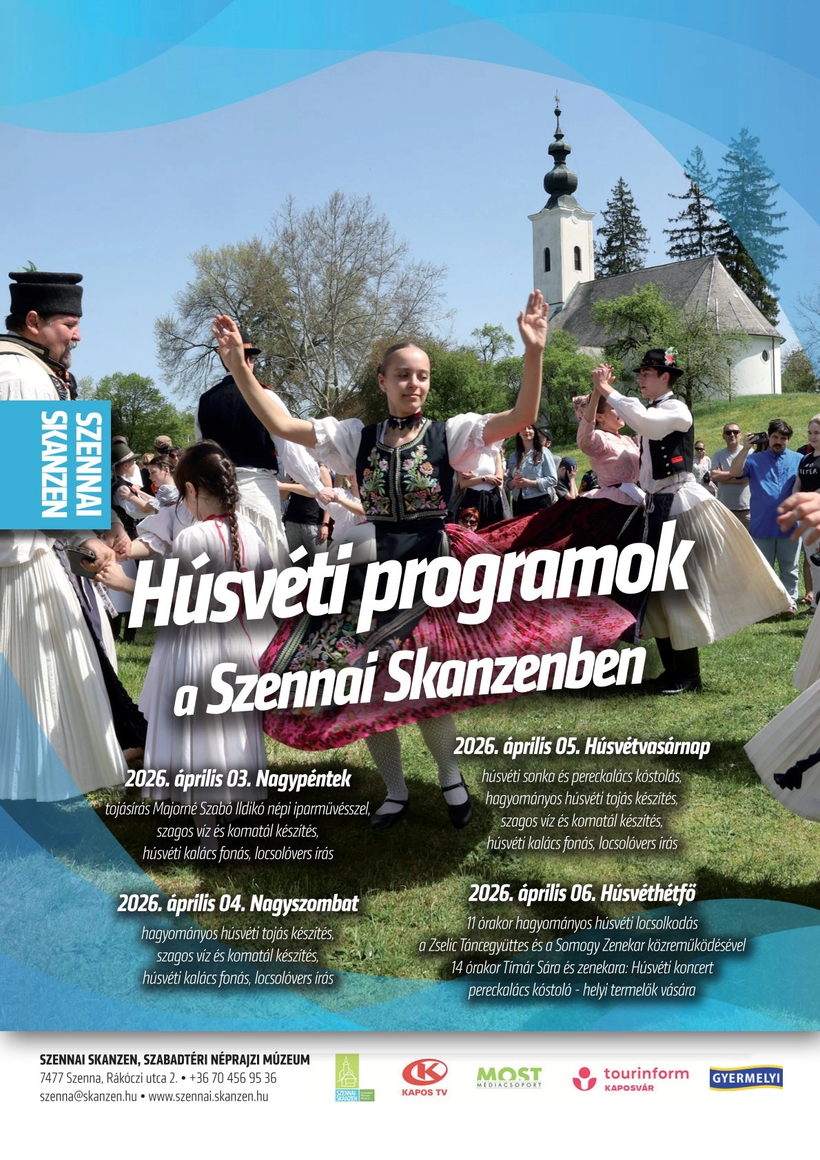 Húsvéti programok a Szennai skanzenben esemény poszter