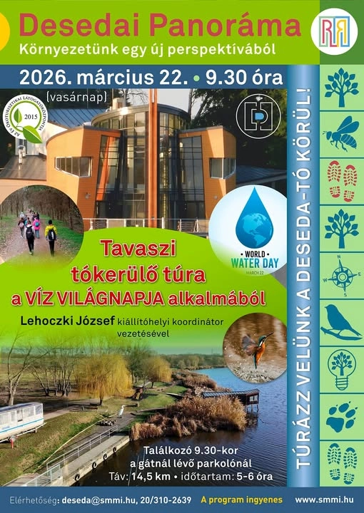 Desedai Panoráma - Tavaszi tókerülő túra esemény poszter