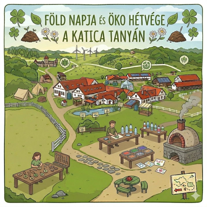 Föld napja és Öko hétvége a Katica Tanyán esemény poszter
