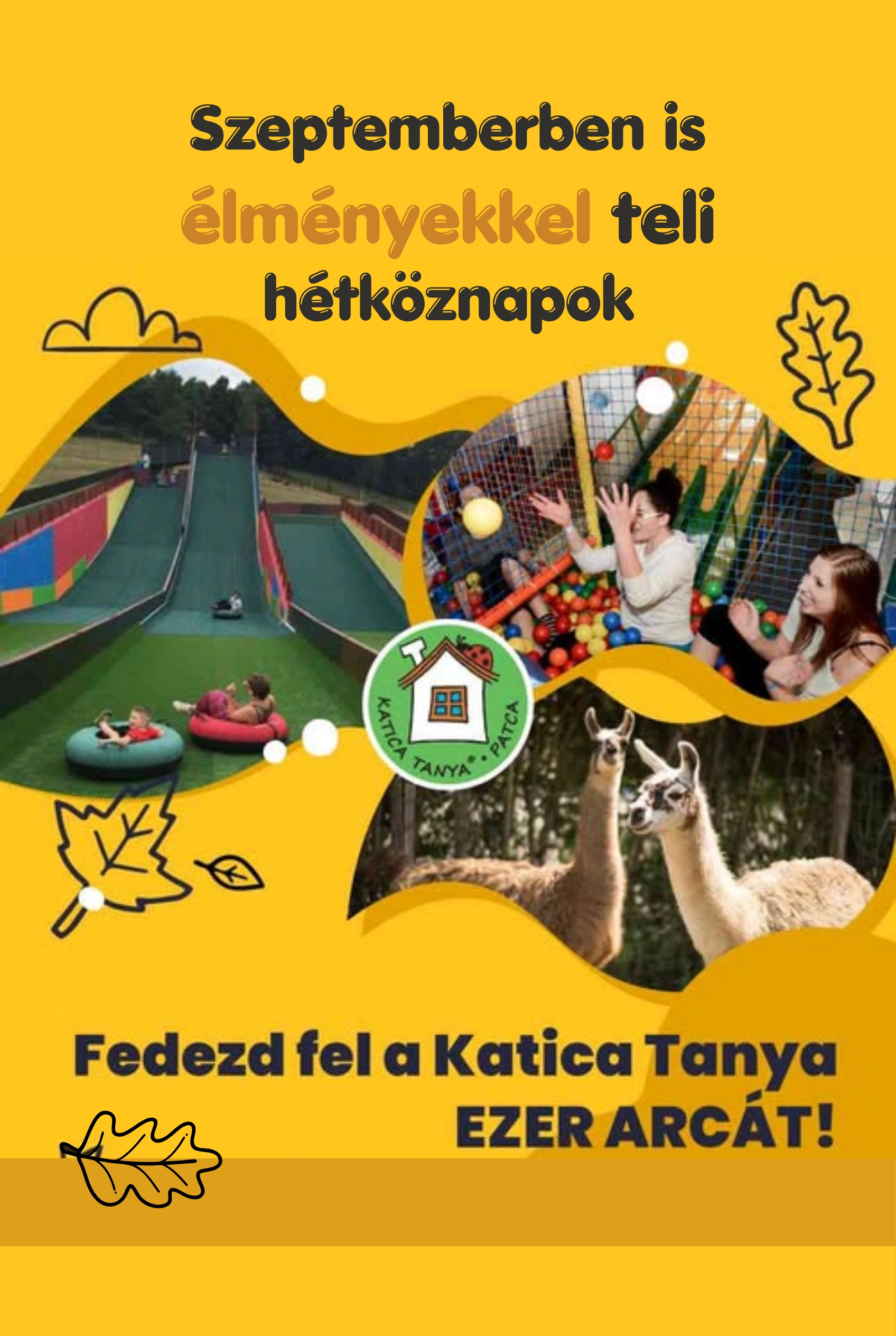 Családi programok a Katica Tanyán – hétköznap is vár a vidéki élmény esemény poszter