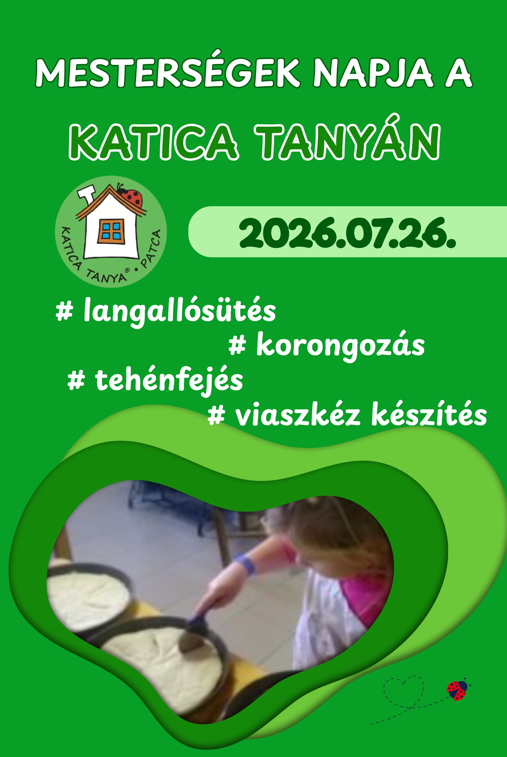 Mesterségek napja a Katica Tanyán – Agyagozás esemény poszter