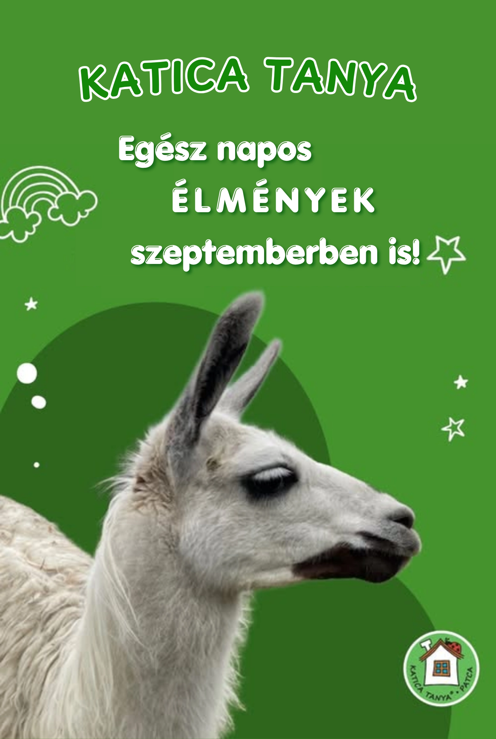 Családi programok a Katica Tanyán – hétköznap is vár a vidéki élmény esemény poszter