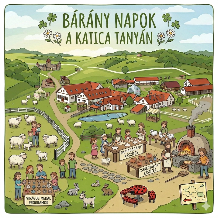 Bárány napok a Katica Tanyán esemény poszter