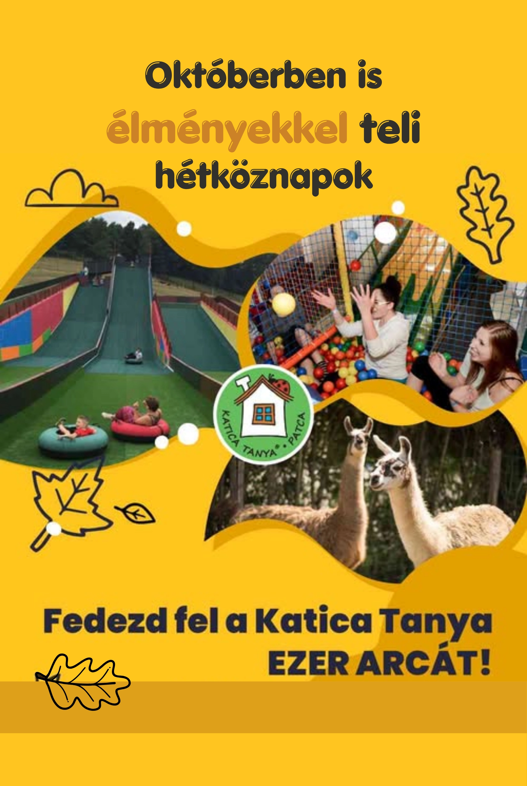 Őszi hétköznapok a Katica Tanyán – Matyivonat, Kiütlek és tehénfejés esemény poszter