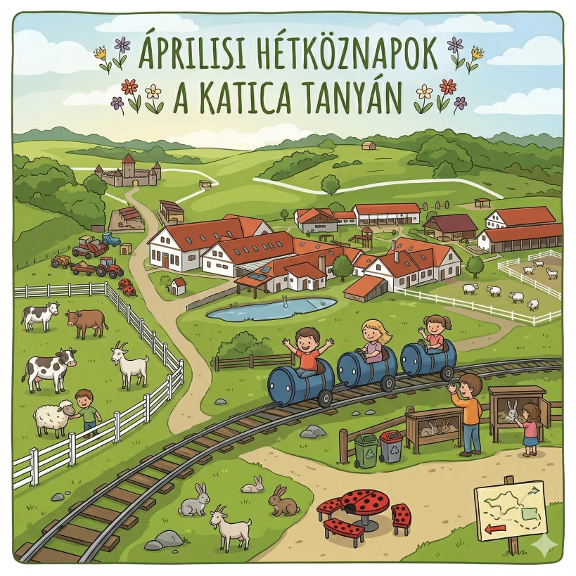 Áprilisi hétköznapok a Katica Tanyán esemény poszter